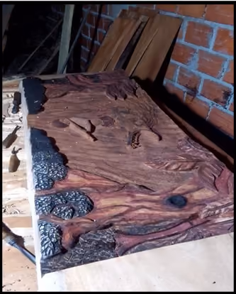 Proyecto: Cuadros Luminicos En Madera Tallados En Alto Relieve Para Los Muros Internos De La Casa De La Cultura